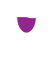 silhouette avec un masque violet